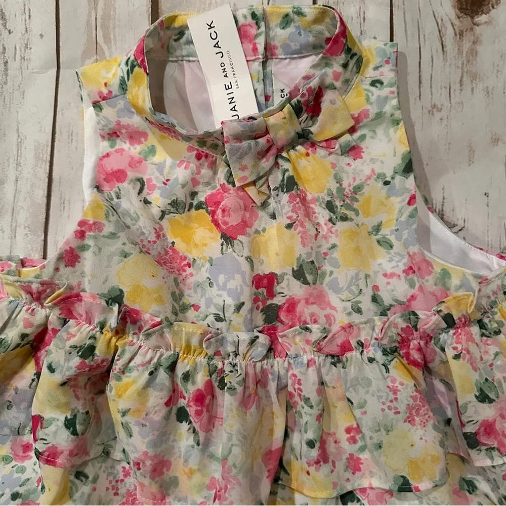 Janie and Jack floral dress nwt 12y - Picture 5 of 10